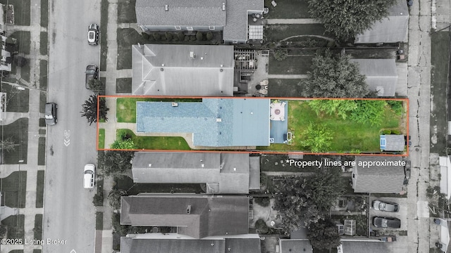 1021 Mulberry St, Louisville, KY 40217 - aerial overview of property's location with property parcel outlined