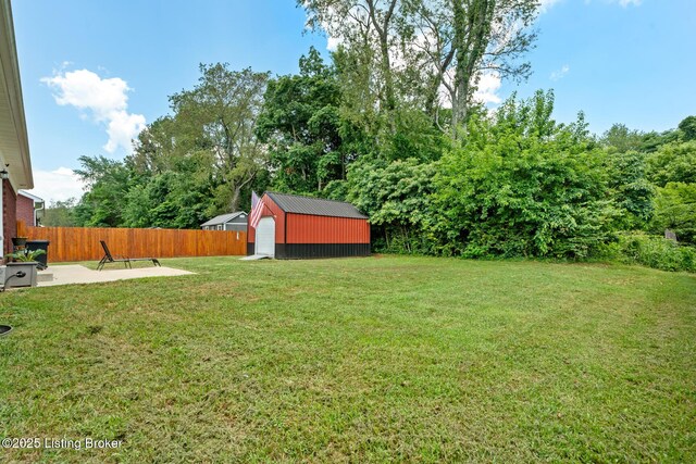 112 Shallow Springs Ct, Bardstown, KY 40004 - view of yard with a patio and a storage shed