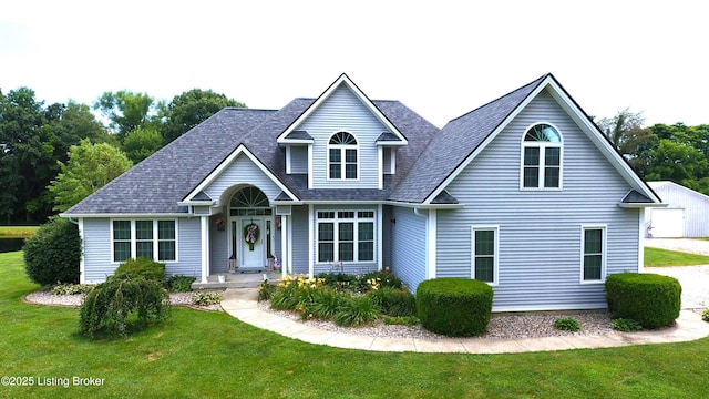 173 Megan Way, Falls Of Rough, KY 40119 - traditional-style house with a front yard and a shingled roof