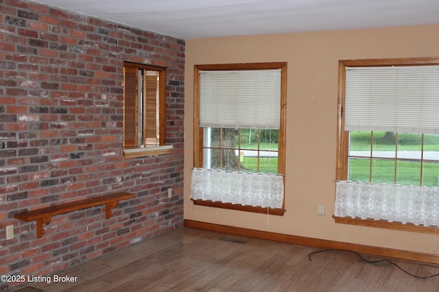1600 Normandy Rd, Taylorsville, KY 40071 - unfurnished room featuring wood finished floors and baseboards