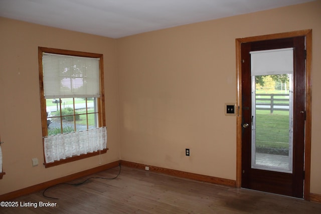 1600 Normandy Rd, Taylorsville, KY 40071 - spare room featuring plenty of natural light and wood finished floors