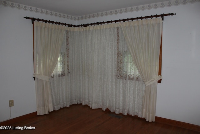 1600 Normandy Rd, Taylorsville, KY 40071 - unfurnished room with wood finished floors and baseboards