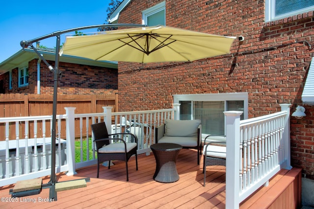 9602 Willowwood Way, Louisville, KY 40299 - view of wooden terrace