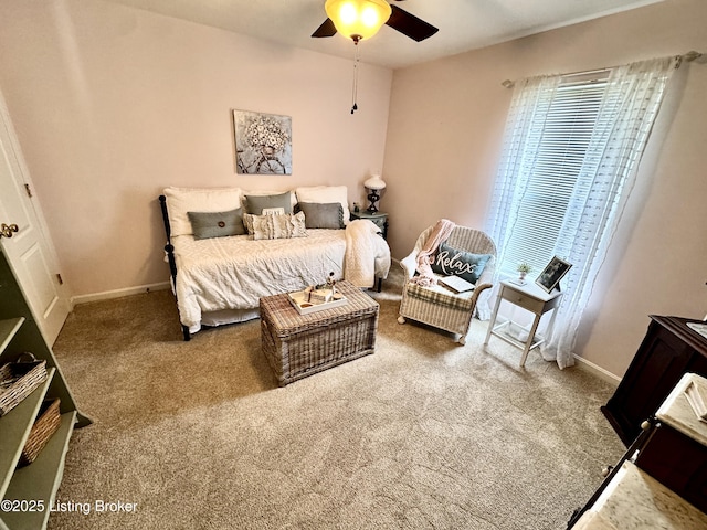 7520 Autumn Pointe Dr, Louisville, KY 40214 - carpeted bedroom featuring baseboards and ceiling fan