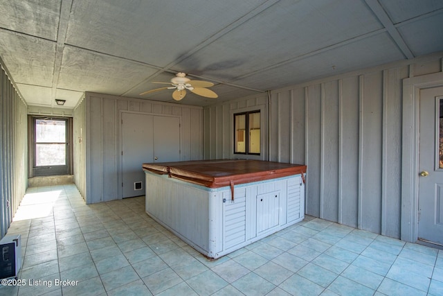 41 Raspberry Ct, Brandenburg, KY 40108 - kitchen featuring a ceiling fan and light tile patterned floors