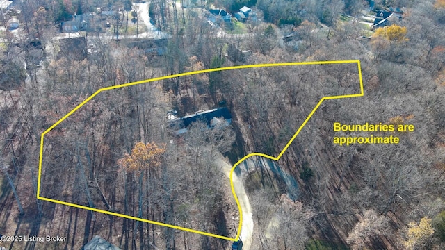 41 Raspberry Ct, Brandenburg, KY 40108 - aerial overview of property's location with property parcel outlined