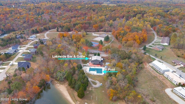 41 Raspberry Ct, Brandenburg, KY 40108 - aerial view of property and surrounding area featuring a forest and a large body of water