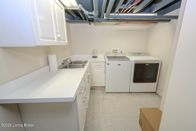 1211 Everett Ave, Louisville, KY 40204 - laundry room with washing machine and clothes dryer and cabinet space