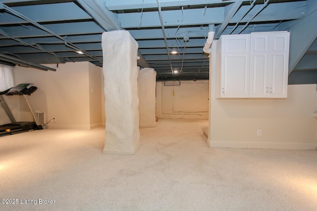 1211 Everett Ave, Louisville, KY 40204 - finished basement featuring baseboards and carpet