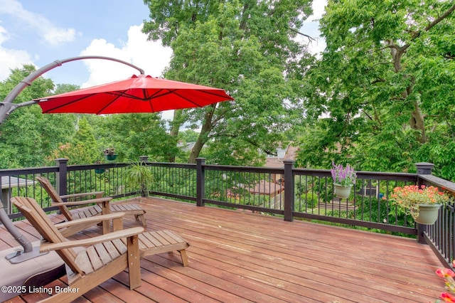 1700 Shady Ln, Louisville, KY 40205 - view of deck