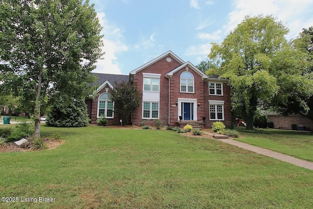 4201 Patterson Park Ct, Louisville, KY 40299 - view of front of house with brick siding and a front yard