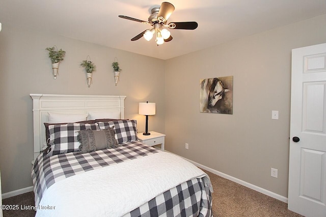 4201 Patterson Park Ct, Louisville, KY 40299 - carpeted bedroom featuring baseboards and a ceiling fan