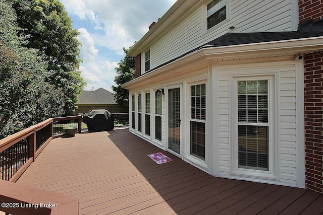 4201 Patterson Park Ct, Louisville, KY 40299 - view of wooden terrace