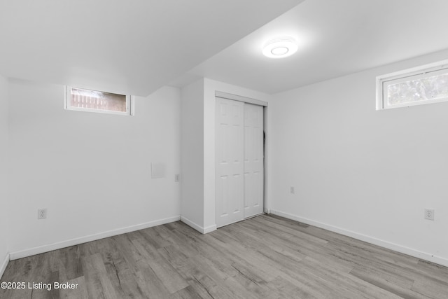6206 Tabor Dr, Louisville, KY 40218 - unfurnished bedroom featuring wood finished floors and a closet