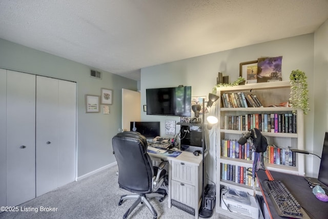 9315 Loch Lea Ln Unit B, Louisville, KY 40291 - carpeted office space featuring baseboards and a textured ceiling