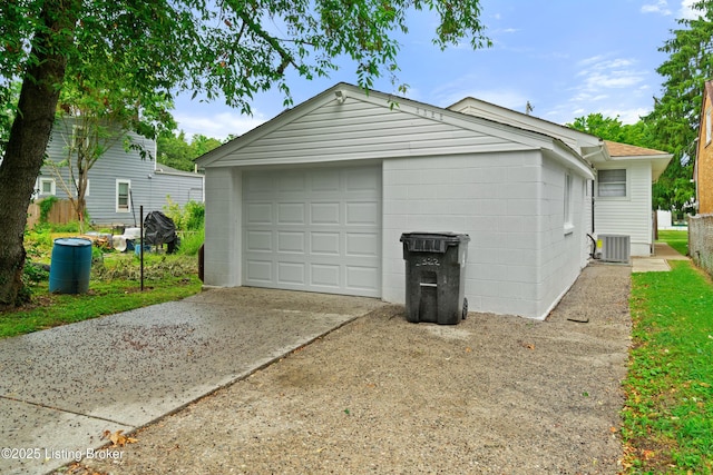 3322 Virginia Ave, Louisville, KY 40211 - garage featuring concrete driveway