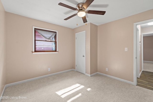3322 Virginia Ave, Louisville, KY 40211 - unfurnished bedroom featuring carpet flooring and ceiling fan