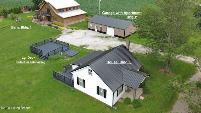 650 Midway Rd, Guston, KY 40142 - aerial view of property and surrounding area