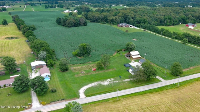650 Midway Rd, Guston, KY 40142 - aerial overview of property's location with rural landscape
