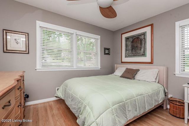 1701 Quarry Hill Rd, Louisville, KY 40213 - bedroom with light wood-type flooring and a ceiling fan