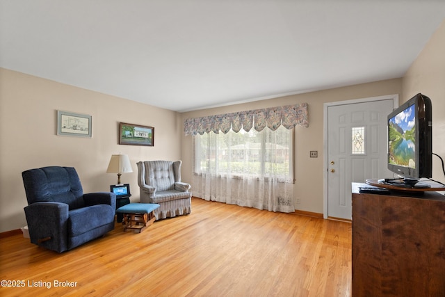 8703 Fernview Dr, Louisville, KY 40291 - living area with light wood finished floors and baseboards