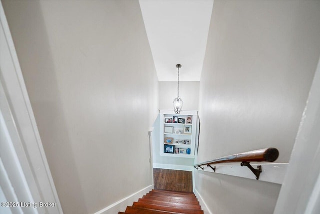 2449 Ransdell Ave, Louisville, KY 40204 - stairway with wood finished floors