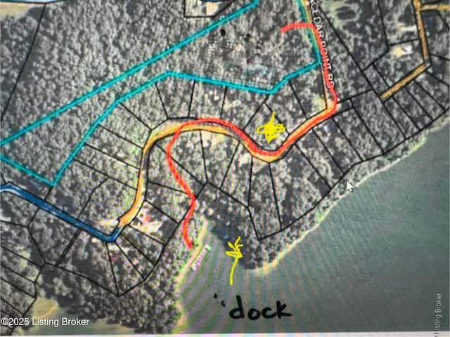 171 Cedar Point Rd, Bee Spring, KY 42207 - map / location with property boundaries highlighted