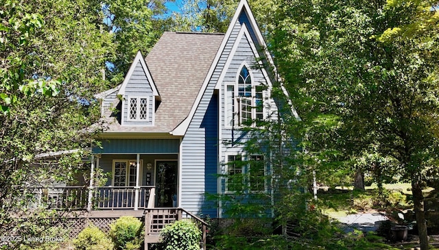 171 Cedar Point Rd, Bee Spring, KY 42207 - view of front facade featuring a porch and a shingled roof