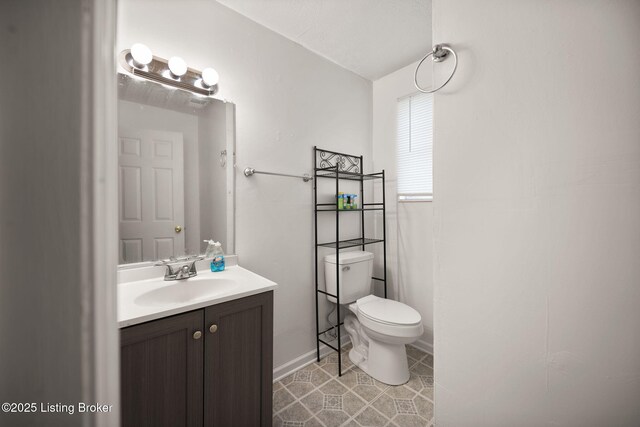 547 Wyandot Ct, Radcliff, KY 40160 - half bathroom featuring vanity and tile patterned floors