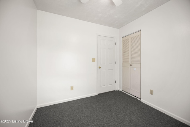 547 Wyandot Ct, Radcliff, KY 40160 - unfurnished room with dark colored carpet and a ceiling fan