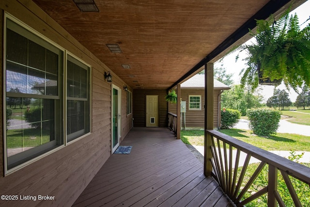 1974 N Grandview Church Rd, Cecilia, KY 42724 - view of wooden deck