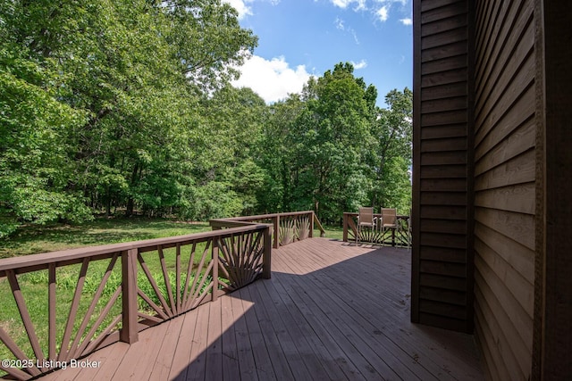 1974 N Grandview Church Rd, Cecilia, KY 42724 - deck featuring outdoor dining area and a yard