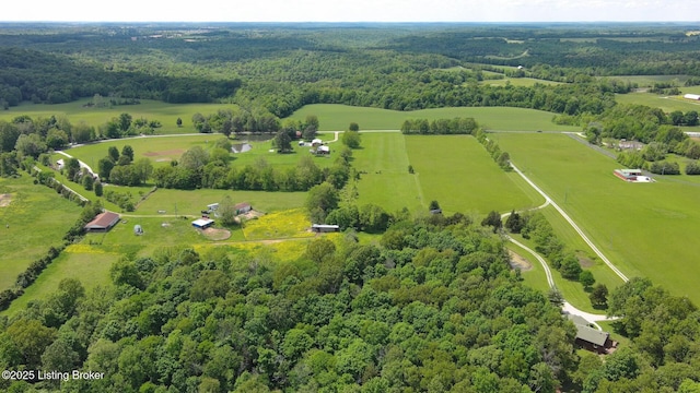 1974 N Grandview Church Rd, Cecilia, KY 42724 - overview of rural landscape with a forest