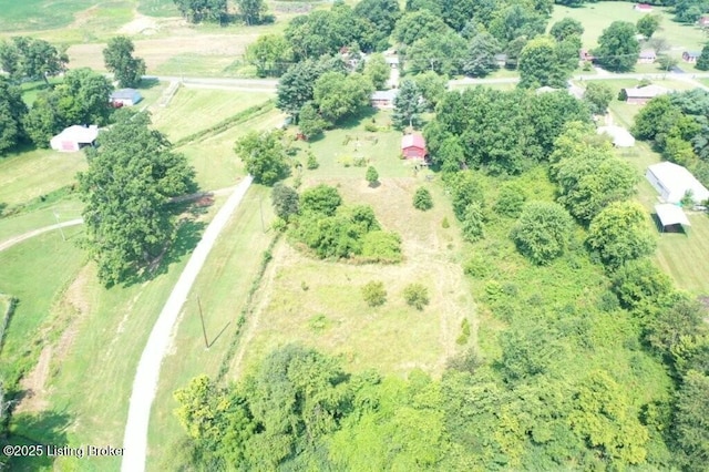 1001 Caney Fork Rd, Bardstown, KY 40004 - aerial view of property and surrounding area featuring rural landscape and a tree filled landscape
