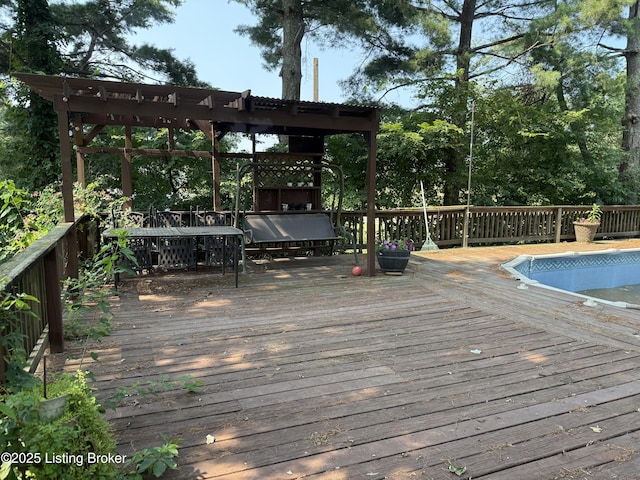 1001 Caney Fork Rd, Bardstown, KY 40004 - view of wooden terrace