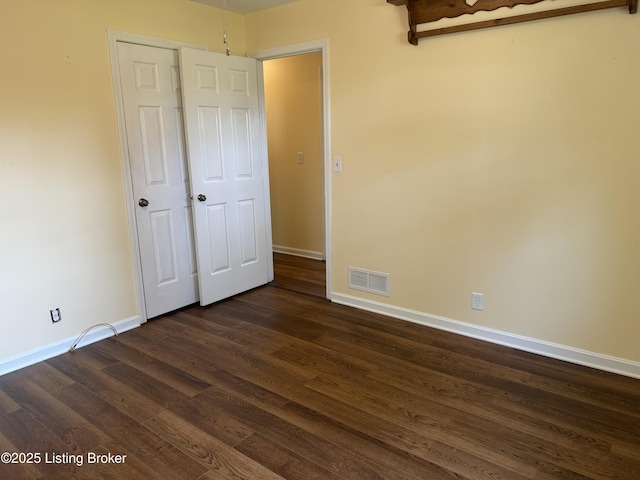 1001 Caney Fork Rd, Bardstown, KY 40004 - unfurnished bedroom with dark wood-style floors and baseboards