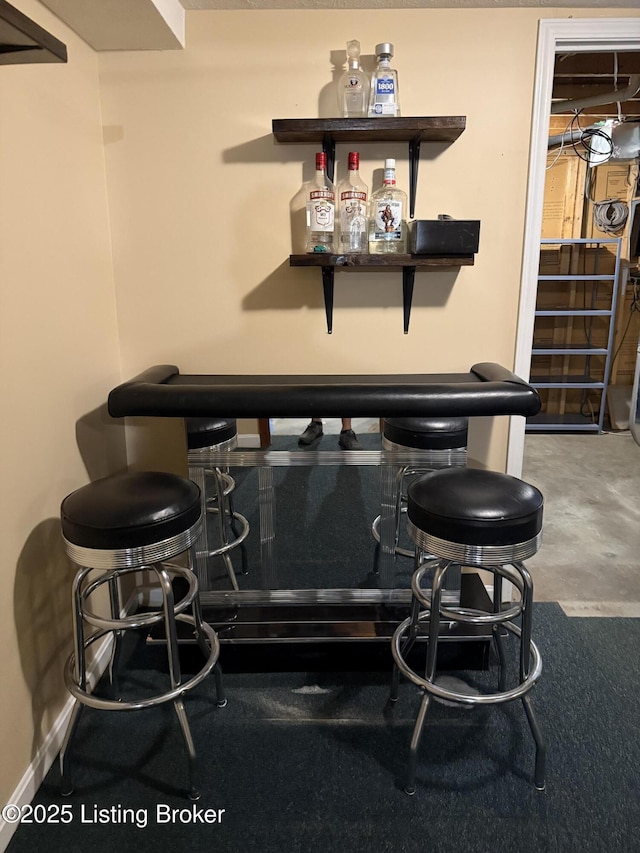 1001 Caney Fork Rd, Bardstown, KY 40004 - indoor dry bar with baseboards