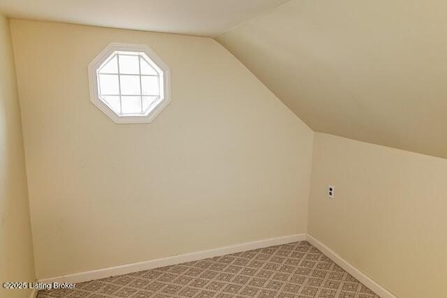 4883 S Reeves Rd, Scottsburg, IN 47170 - bonus room with vaulted ceiling and light colored carpet