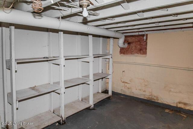 4883 S Reeves Rd, Scottsburg, IN 47170 - view of unfinished below grade area