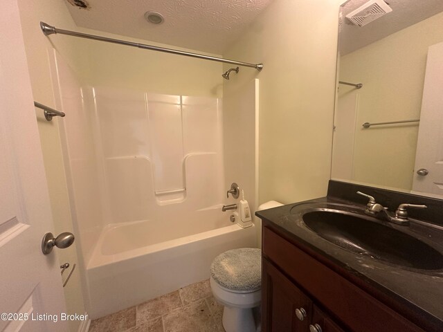 8 San Juan Ct, Elizabethtown, KY 42701 - full bathroom with vanity, washtub / shower combination, and a textured ceiling