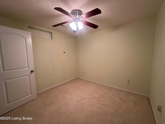 8 San Juan Ct, Elizabethtown, KY 42701 - unfurnished bedroom featuring electric panel, light carpet, and a ceiling fan