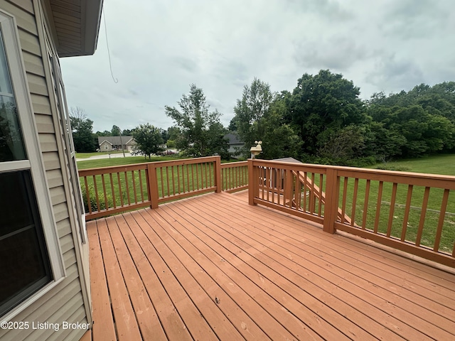 8 San Juan Ct, Elizabethtown, KY 42701 - deck featuring a yard