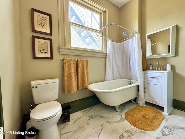 416 Belgravia Ct, Louisville, KY 40208 - full bathroom featuring marble finish flooring and vanity