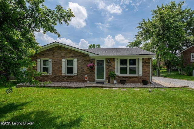 1008 E Mailback Way, Crestwood, KY 40014 - ranch-style house featuring a front lawn and brick siding