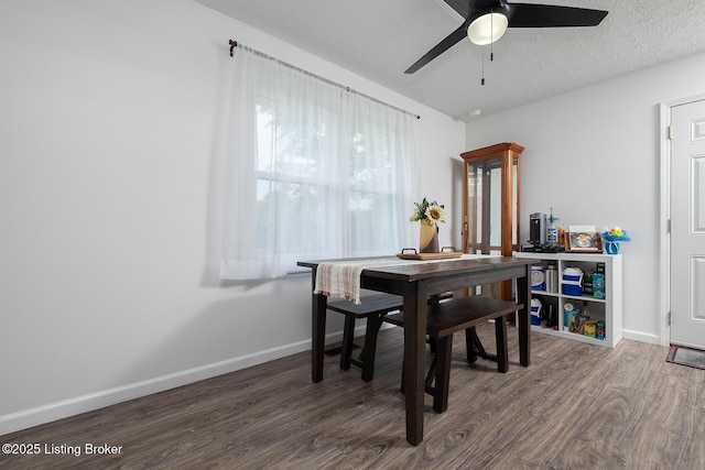 1008 E Mailback Way, Crestwood, KY 40014 - dining room with wood finished floors and ceiling fan