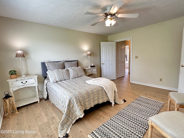 64 Probus Rd, Leitchfield, KY 42754 - bedroom featuring light wood-style flooring and a ceiling fan