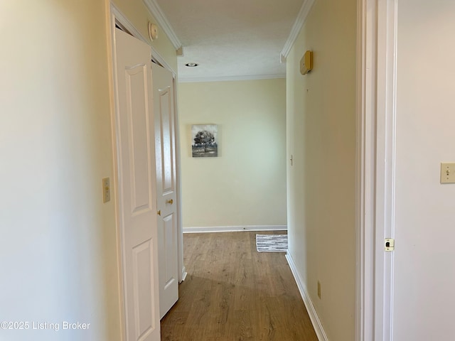 64 Probus Rd, Leitchfield, KY 42754 - corridor featuring ornamental molding and wood finished floors