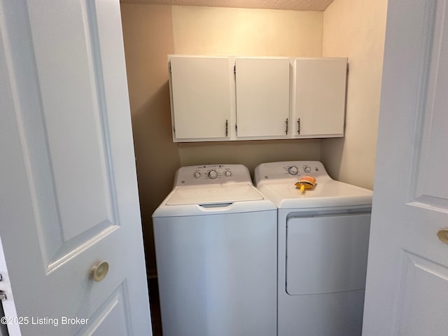 64 Probus Rd, Leitchfield, KY 42754 - laundry area featuring cabinet space and independent washer and dryer