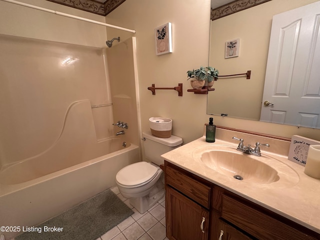 64 Probus Rd, Leitchfield, KY 42754 - bathroom featuring vanity, bathtub / shower combination, and tile patterned floors