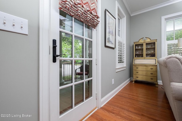 9508 Norton Commons Blvd Unit 102, Prospect, KY 40059 - home office featuring crown molding and wood finished floors